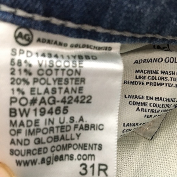 AG Adriano Goldsmith The Prima Cigarette Leg Jeans - Picture 8 of 8